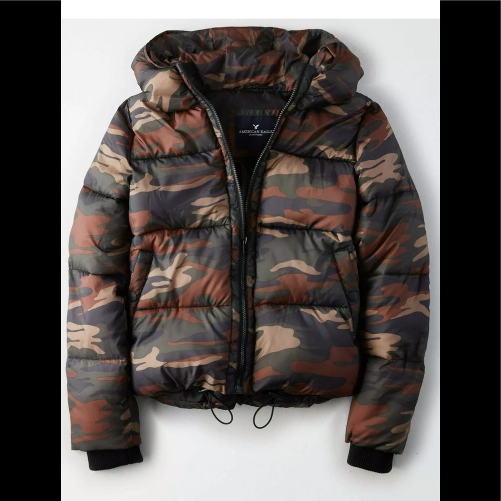 American eagle puffer coat